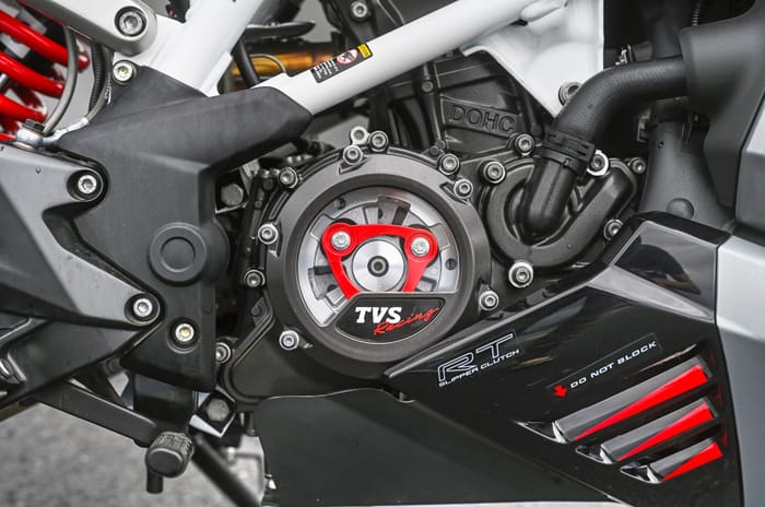 TVS Apache RTR 310 clear clutch case